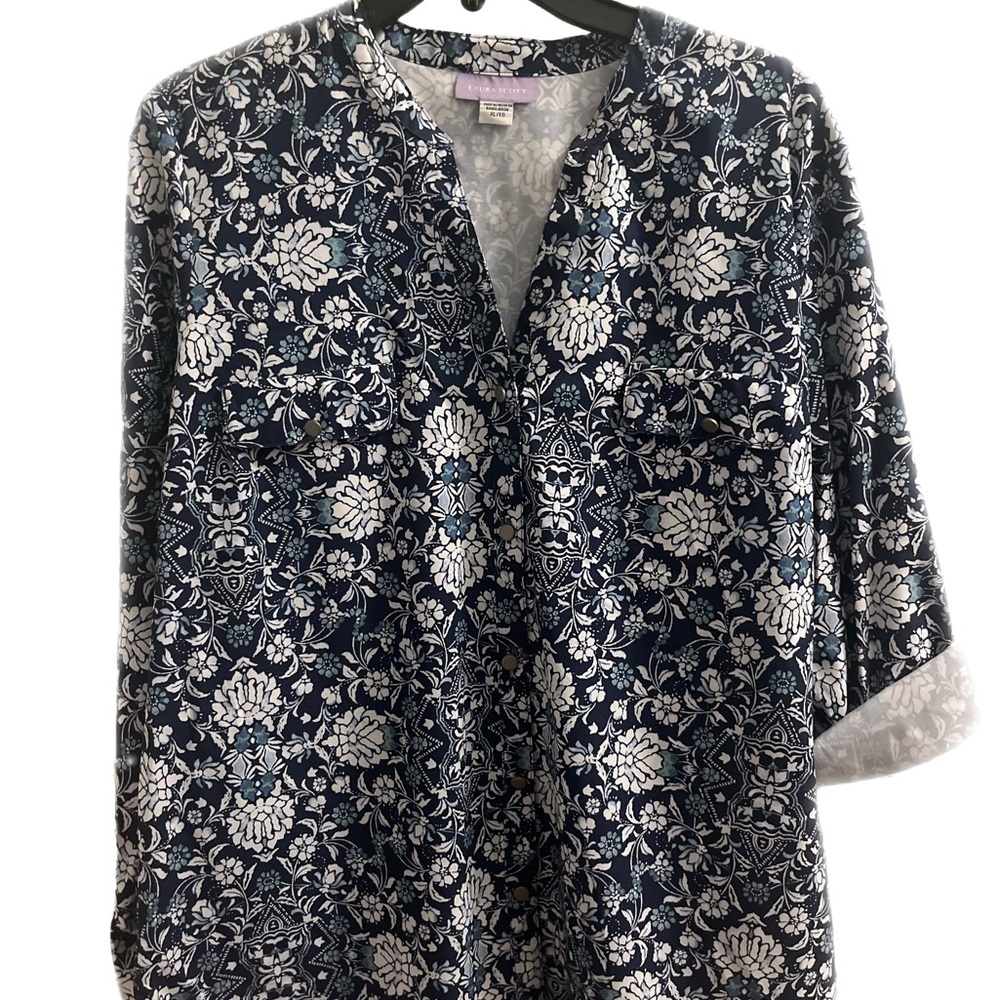 Boho print shirt